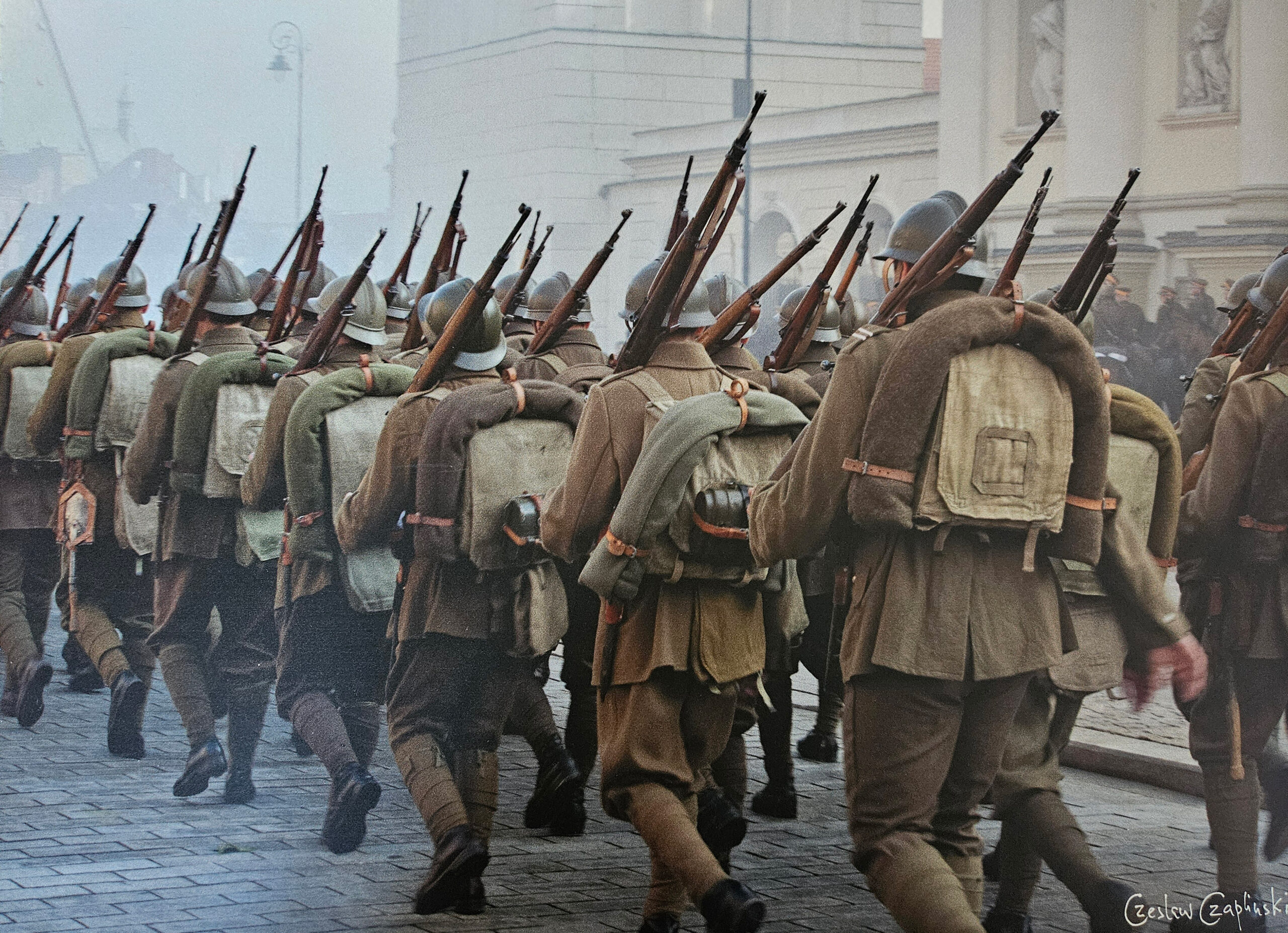 Zdjęcia z Planu filmu Jerzego Hoffmana „1920 Bitwa Warszawska”. W obiektywie Czesława Czamplińskiego.